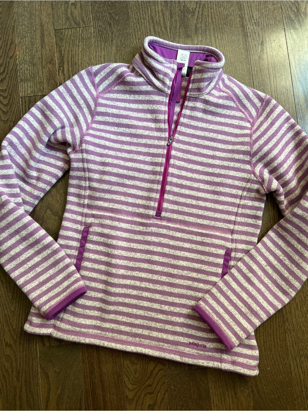 Patagonia Striped Half-Zip Sweater Pullover women’s size small